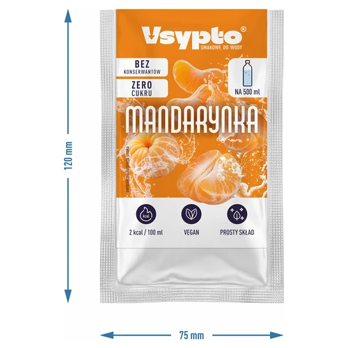 VSYPTO s príchuťou mandarínky, 3 g - 4