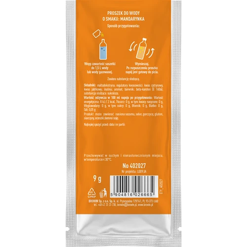 VSYPTO s príchuťou mandarínok, 9 g - 3
