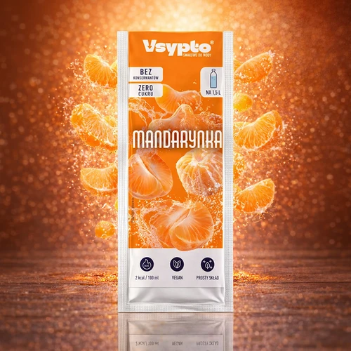 VSYPTO s príchuťou mandarínok, 9 g - 5