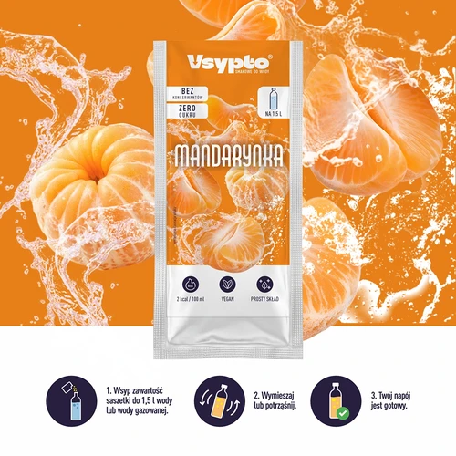 VSYPTO s príchuťou mandarínok, 9 g - 6