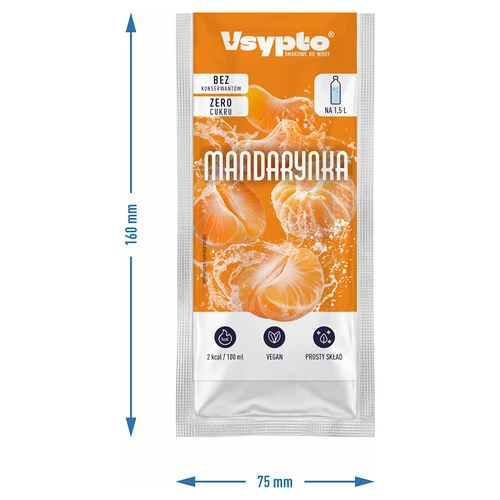 VSYPTO s príchuťou mandarínok, 9 g - 4