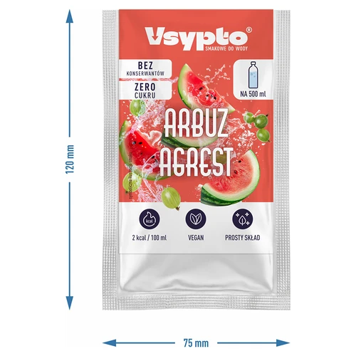 VSYPTO s príchuťou Melón Egreš, 3 g - 4