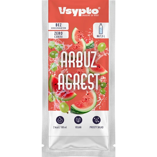 Vsypto s príchuťou vodný melón a egreš, 9 g - 2