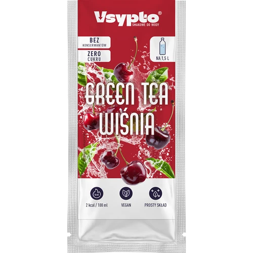 VSYPTO s príchuťou Zelený čaj Višňa, 9 g - 2