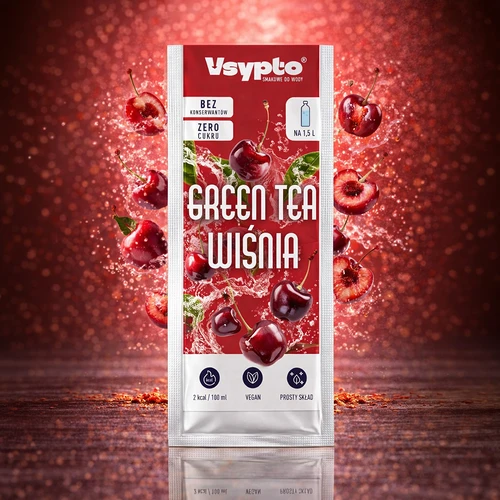 VSYPTO s príchuťou Zelený čaj Višňa, 9 g - 5