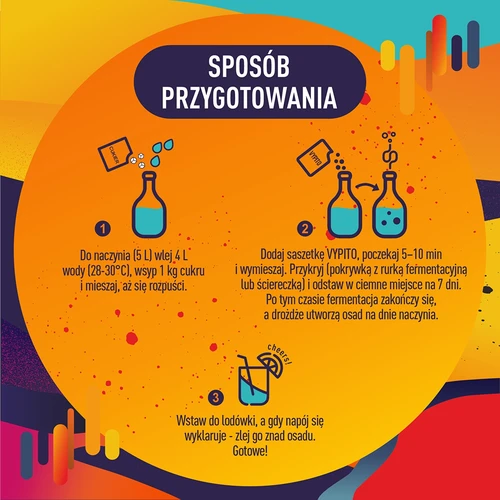 VYPITO 12%, sáčok na 18 drinkov - Chillout jemne ovocný, 126 g - 5