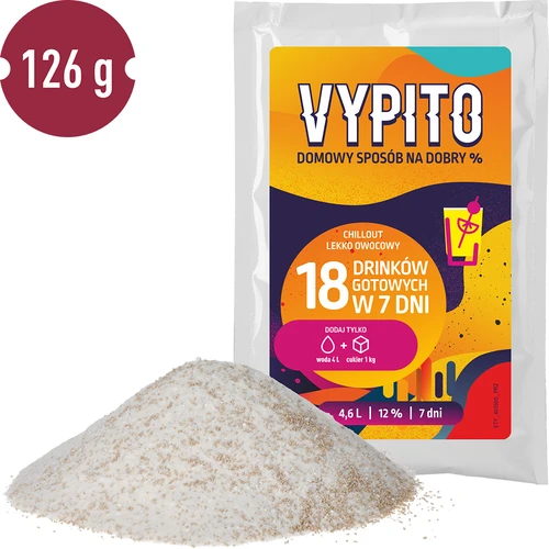 VYPITO 12%, sáčok na 18 drinkov - Chillout jemne ovocný, 126 g - 3