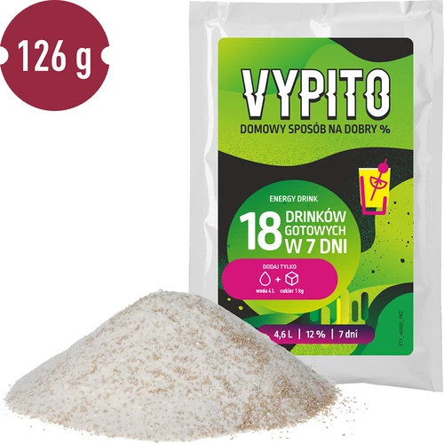 VYPITO 12%, sáčok na 18 drinkov - Energy drink, 126 g - 3