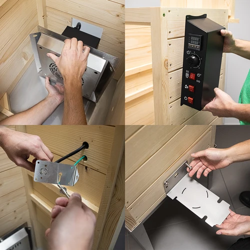 Záhradná drevená údiareň 200 l – dragON Wood 100E s elektrickým vykurovacím modulom a riadiacou jednotkou - 12