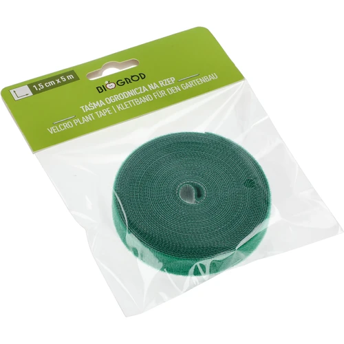 Záhradná páska na suchý zips, zelená, 15 mm x 5 m - 5