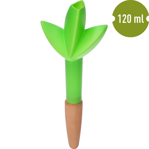Zavlažovač pre rastliny – zelený list s keramickou nožičkou, 120 ml - 2