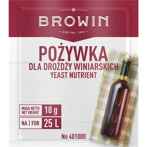 Živná pôda pre vinárske kvasinky, 10 g