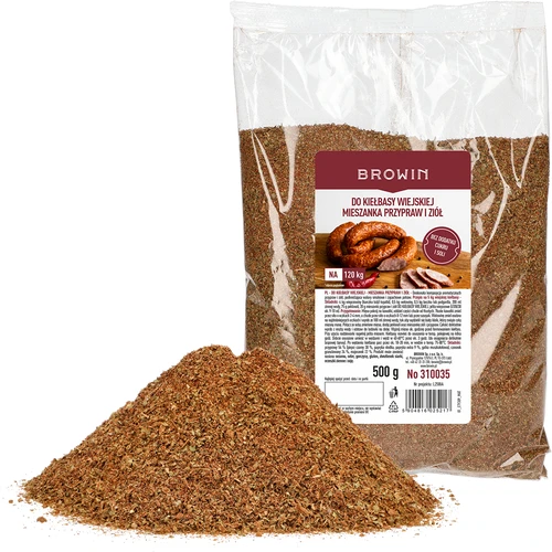 Zmes korenín a bylín na vidiecku klobásu, 500 g - 2