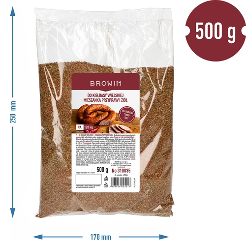Zmes korenín a bylín na vidiecku klobásu, 500 g - 4