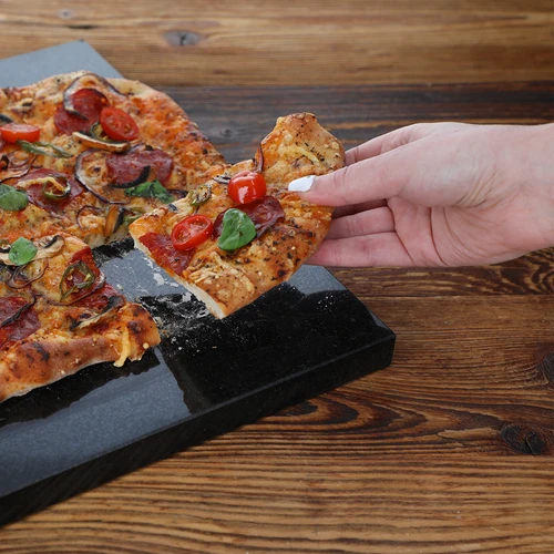 Žulový kameň na pizzu obdĺžnikový 37 x 35 cm - 9