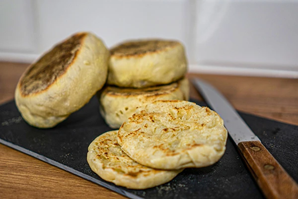 Anglické muffiny z panvice