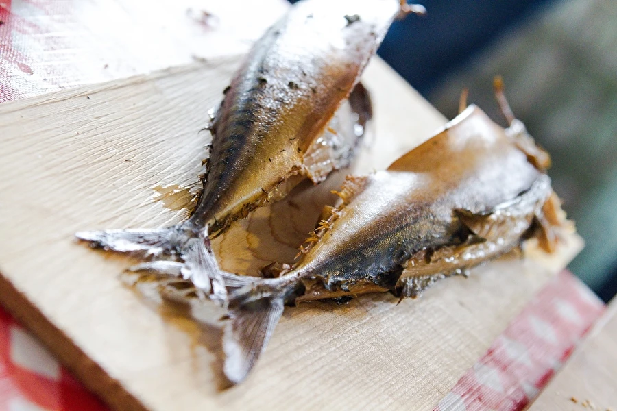 Domáca údená makrela v habanero náleve